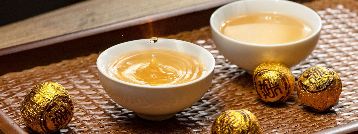 Fuding Shou Mei Dragon Ball White Tea | Luxury Single-Serve Gift Set
